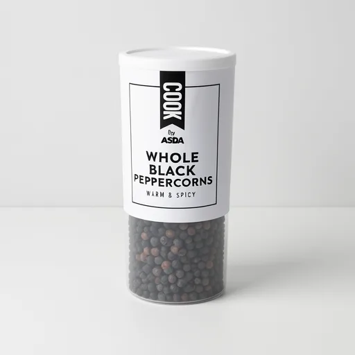 COOK by ASDA Cook Whole Black Peppercorns 106g