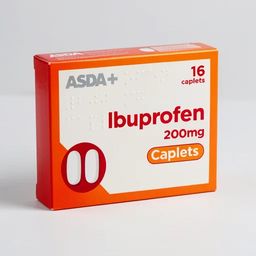 ASDA + Ibuprofen 200mg Caplets 16 Caplets