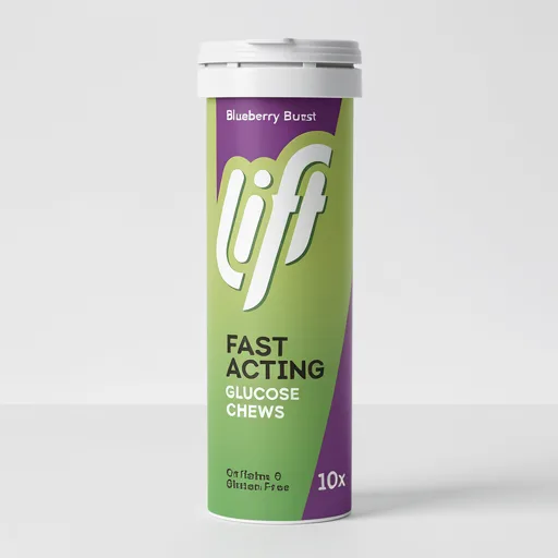 Gluco Tabs 10 Blueberry Burst Fast Acting Glucose Chews 40g