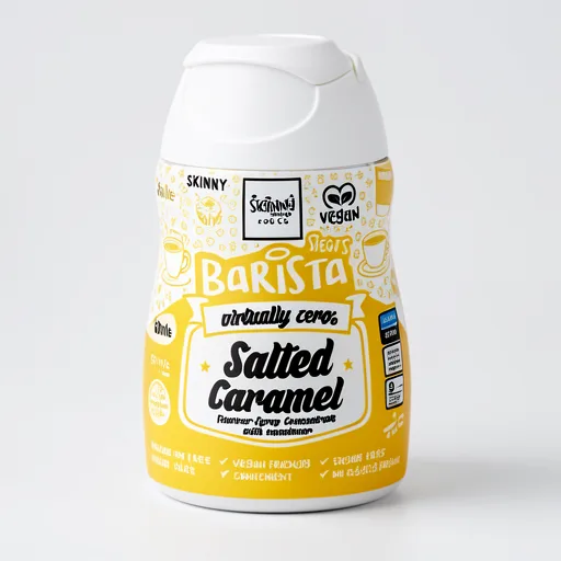 The Skinny Food Co. Barista Shots Salted Caramel Flavour Syrup Concentrate with Sweetener 60ml