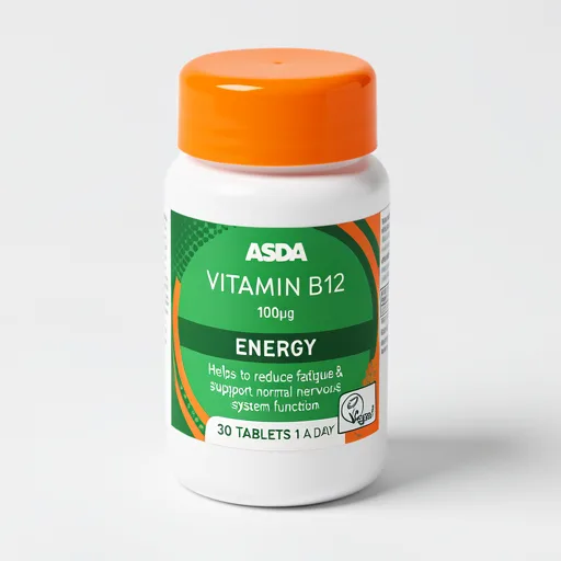 ASDA Energy 1 a day Vitamin B12 100μg 30 Tablets