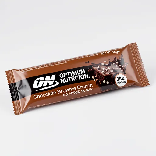 Optimum Nutrition Protein Bar, Chocolate Brownie Crunch Flavour, single serve, 65g