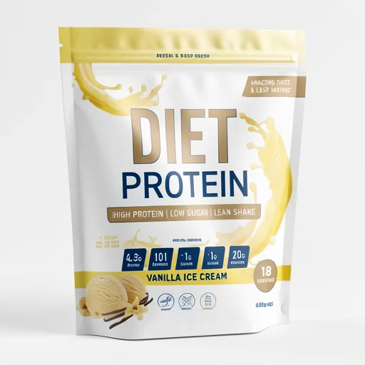 Applied Nutrition Diet Protein Powder Vanilla Ice Cream 450g