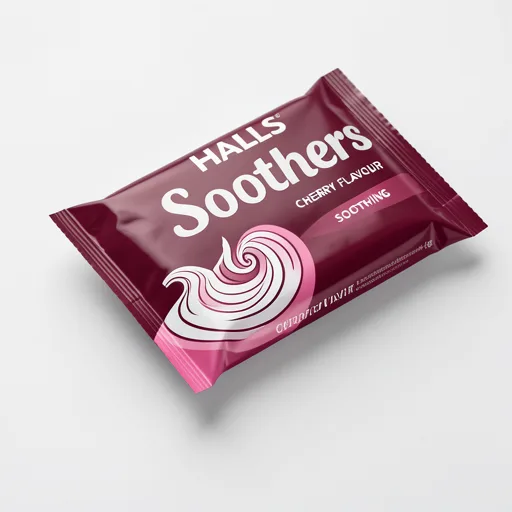 Halls Soothers Cherry Lozenges Roll 45g