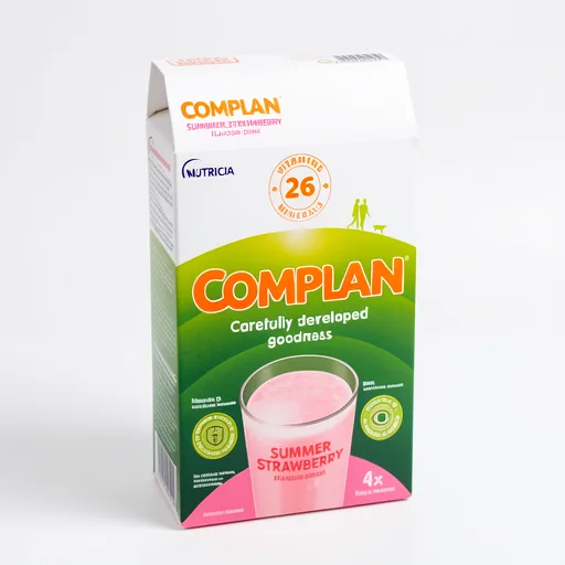 Complan Strawberry Multivitamin & Mineral Nutritional Drink Sachet 4x55g