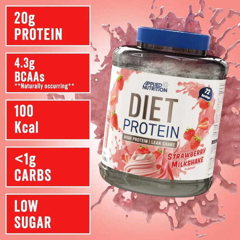 Applied Nutrition Strawberry Milkshake Diet Protein 450g