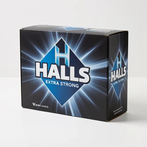 Halls Extra Strong Lozenges Roll 33.5g