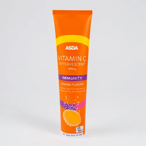 ASDA Immunity Vitamin C Effervescent 1000mg Orange Flavour Tablets
