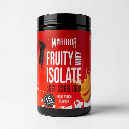Warrior Fruity Whey Isolate Fruit Punch Flavour 375g