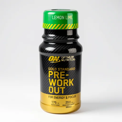 Optimum Nutrition Gold Standard Pre-Workout Energy Shot, Lemon Lime Flavour, single serve, 60ml