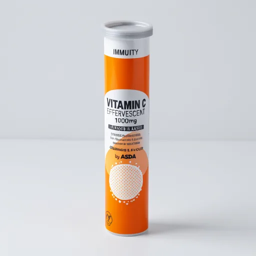 ASDA Immunity 1 a Day Vitamin C Effervescent 1000mg Orange Flavour 20 Tablets