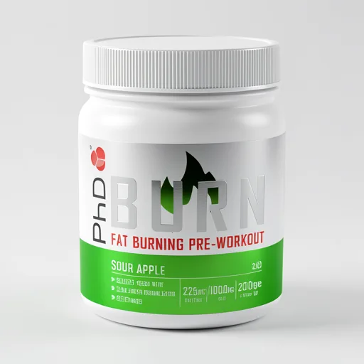 PhD Burn Fat Burning Pre-Workout Sour Apple 200g