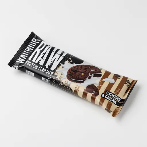 Warrior Raw Cookies & Cream Protein Flap Jack 75g