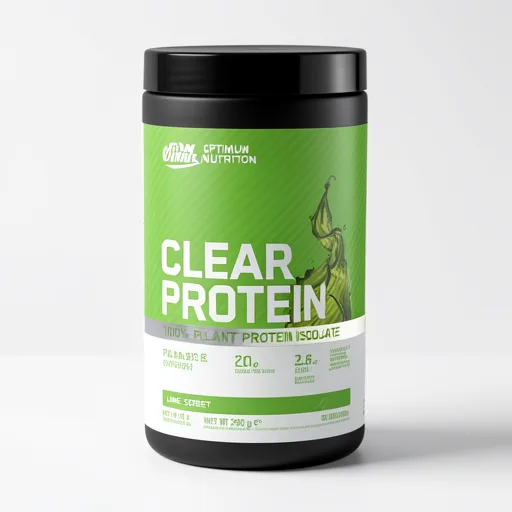 Optimum Nutrition Clear Protein Powder, 100% Plant Protein Isolate, Lime Sorbet Flavour, 10 servings, 280g
