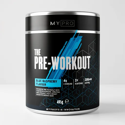 MyProtein The Pre-Workout Blue Raspberry Flavour 465g