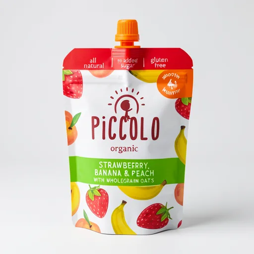 Piccolo Organic Strawberry Banana & Peach 100G