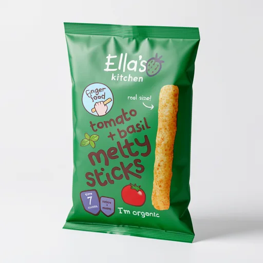 Ella's Kitchen Tomato + Basil Melty Sticks from 7 Months 16g