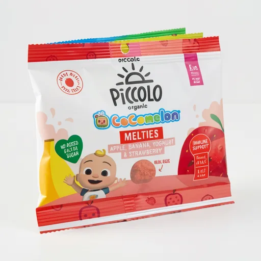 Piccolo Melties Apple, Banana, Yoghurt & Strawberry 1+ Year 6g