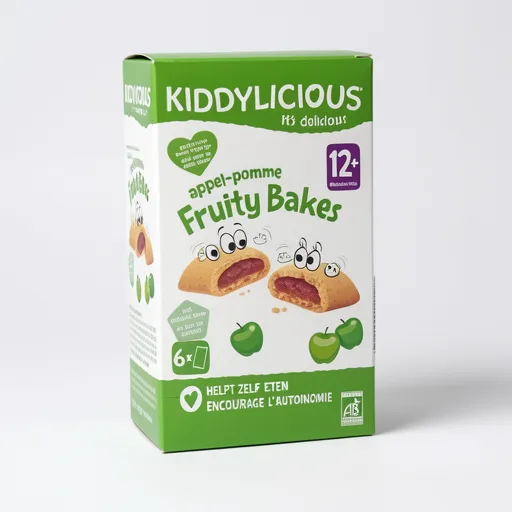 Kiddylicious Apple Fruity Bakes 12+ Months 6 x 22g (132g)