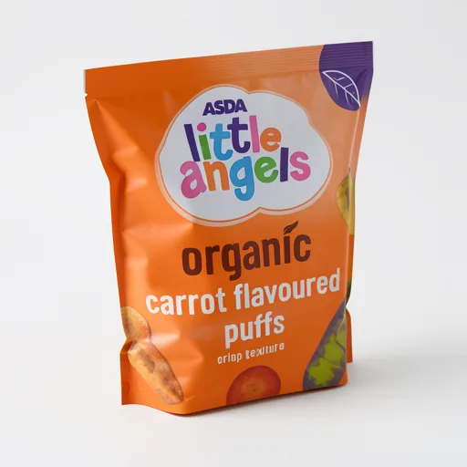 LITTLE ANGELS by ASDA Carrot Flavoured Puffs 7m+ 20g