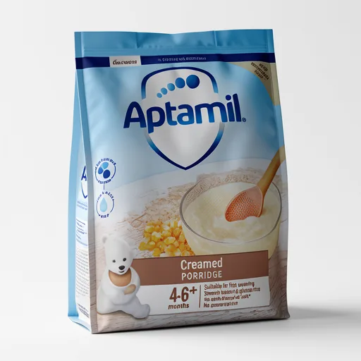 Aptamil Creamed Porridge Baby Cereal 4-6+ Months   125g