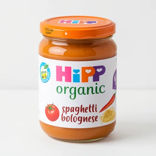 HiPP Spaghetti Bolognese Baby Food Jar 6+ Months 125g