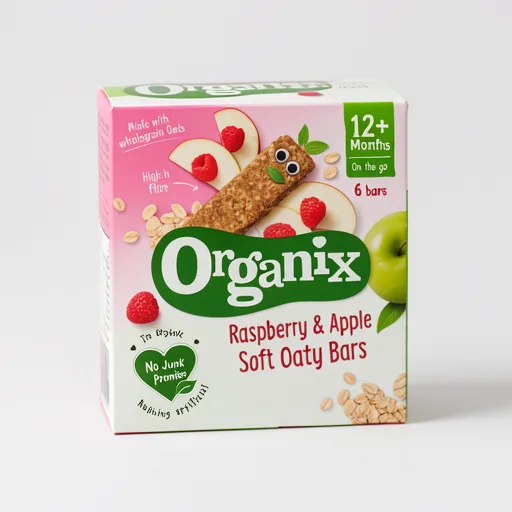 Organix Raspberry & Apple Soft Oaty Bars