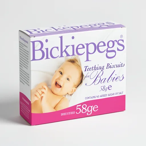 Bickiepegs Teething Biscuits for Babies 6+ Months
