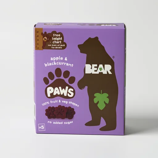 BEAR Little Paws Apple and Blackcurrant 2+ years 5x20g