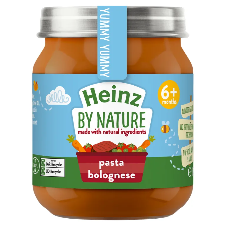 Heinz Pasta Bolognese Baby Food Jar 120g