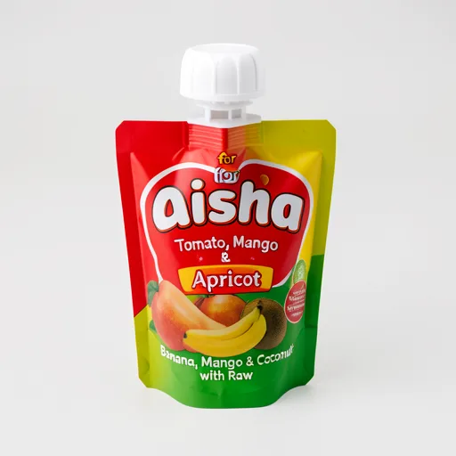 For Aisha Banana, Mango & Coconut with Rice 4+ Months 100g