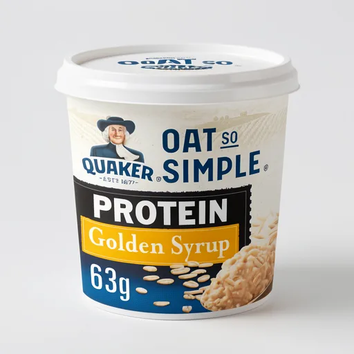 Quaker Oats High Protein Golden Syrup Porridge Pot 63g