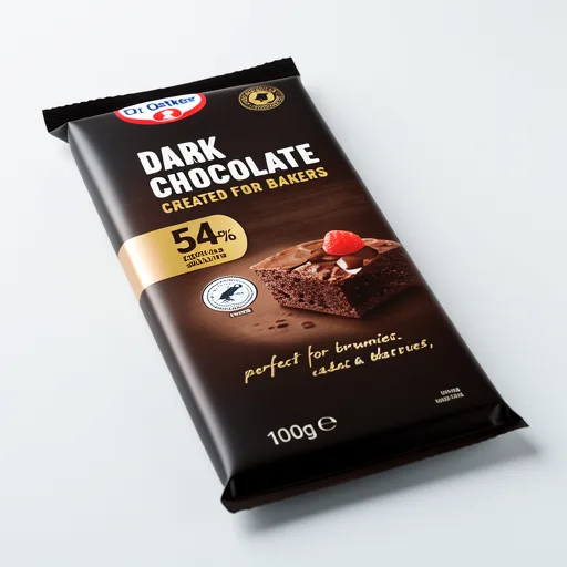 Dr Oetker Dark Chocolate Bar 100g