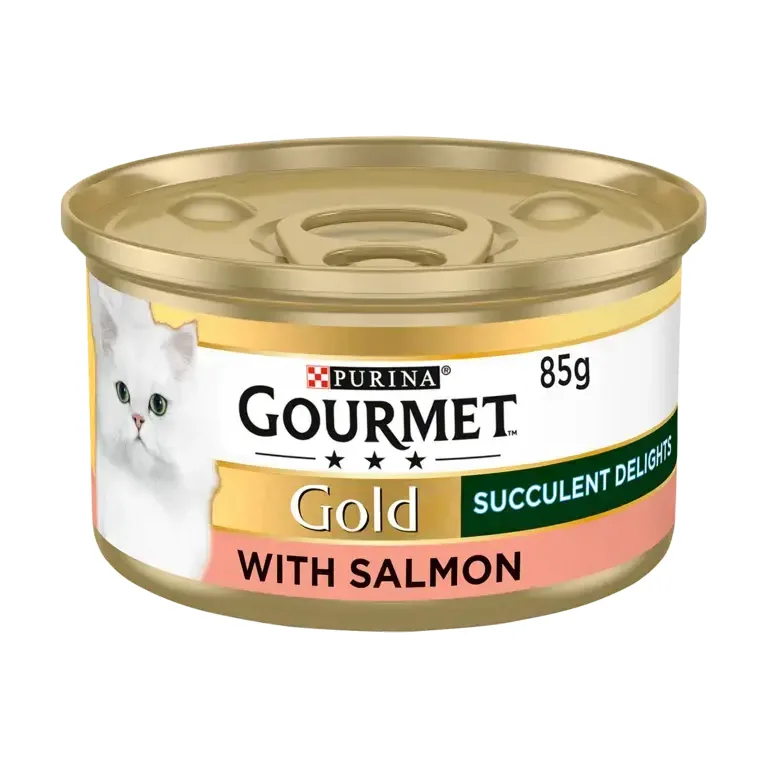 Gourmet GOURMET Gold Succulent Delights Salmon Wet Cat Food 85g