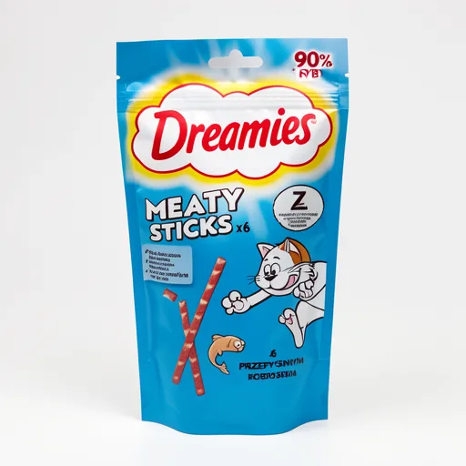 Dreamies Meaty Sticks Adult Cat Treats with Scrumptious Salmon 30g