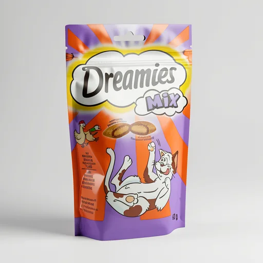 Dreamies DREAMIES Cat Treat Biscuits With Chicken & Duck Flavour 60g