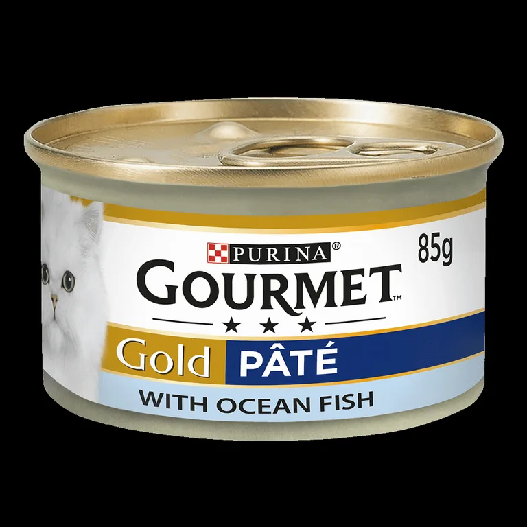 Gourmet Gold Pate Ocean Fish Wet Cat Food 85g