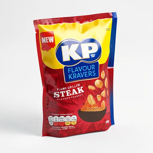 KP Flavour Kravers Flame Grilled Steak Peanuts 140g