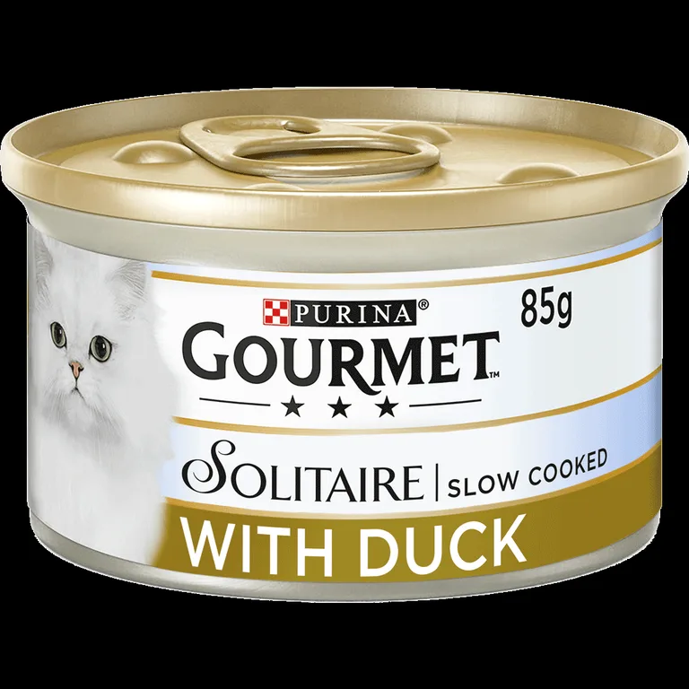 Gourmet Solitaire Duck Wet Cat Food 85g