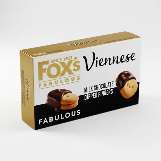 Fox's Chocolatey Biscuits Viennese Milk Chocolate Dipped Fingers 105g