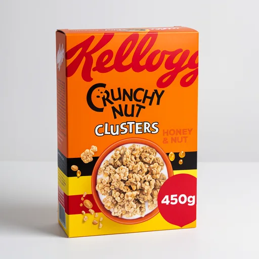 Kellogg's Crunchy Nut Honey & Nut Clusters Breakfast Cereal 400g