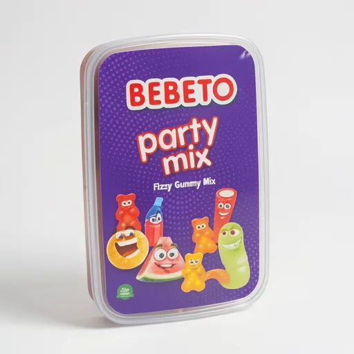 Bebeto Party Mix Fizzy Gummy Mix 400g