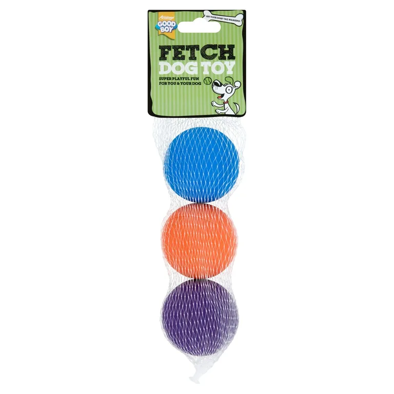Good Boy Fetch Dog Toy Sponge Ball