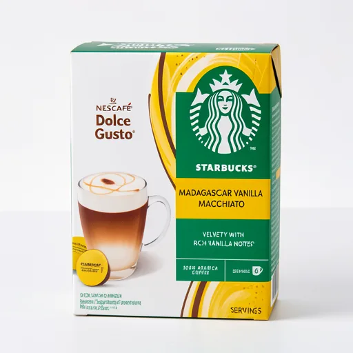Starbucks by Nescafé Dolce Gusto Vanilla Macchiato Coffee Pods 6 Drinks, x12