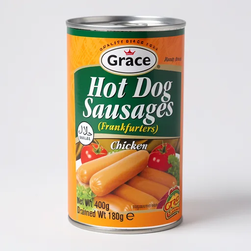 Grace Chicken Hot Dog Sausages 400g