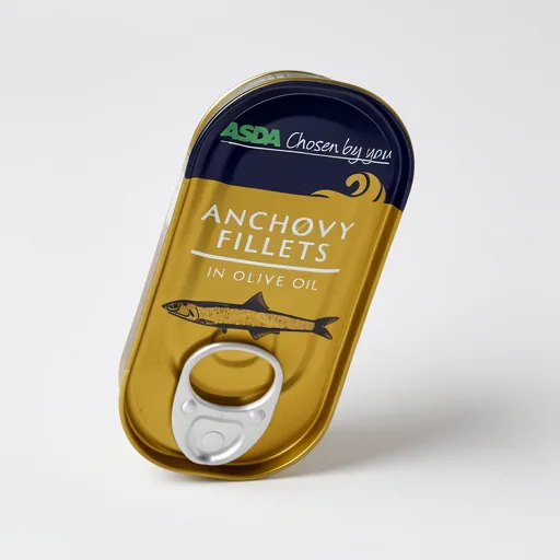 ASDA Anchovy Fillets in Olive Oil 50g