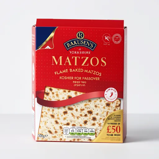 Rakusens of Yorkshire Matzos Flame Baked 300g