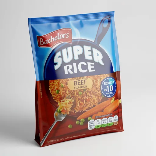 Batchelors Super Rice Beef Flavour Packet Rice 90g