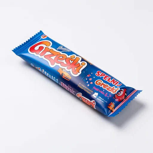 Goplana Grześki Chocolate-Coated Wafer Bar with Cocoa Cream 36g