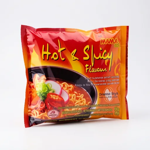 Mama Oriental Style Instant Noodles Hot & Spicy Flavour 90g